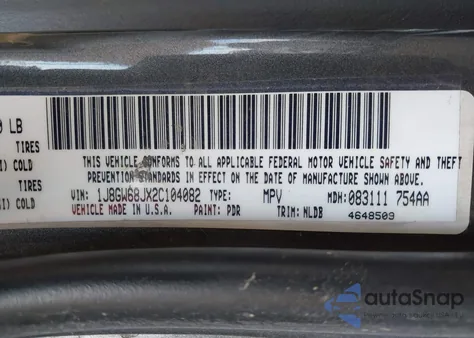 2002 Jeep Grand Cherokee Overland z USA, uszkodzony, nr VIN 1J8GW68JX2C104082